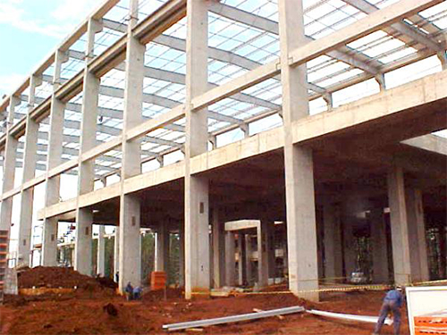Cálculo estrutural de superestrutura em concreto armado Cálculo de superestrutura em concreto armado — pórtico de pilares e vigas
